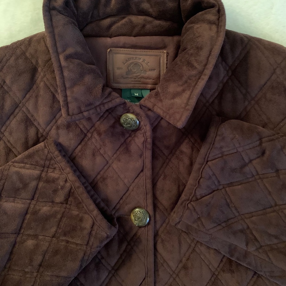 Ralph Lauren Equestrian Brown Barn Jacket